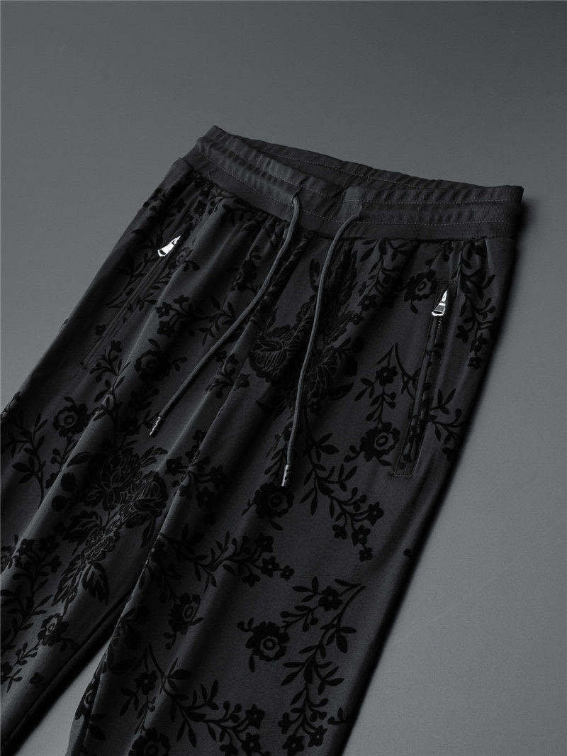 Ensemble Pull Jacquard Simple Col Rond - Homme