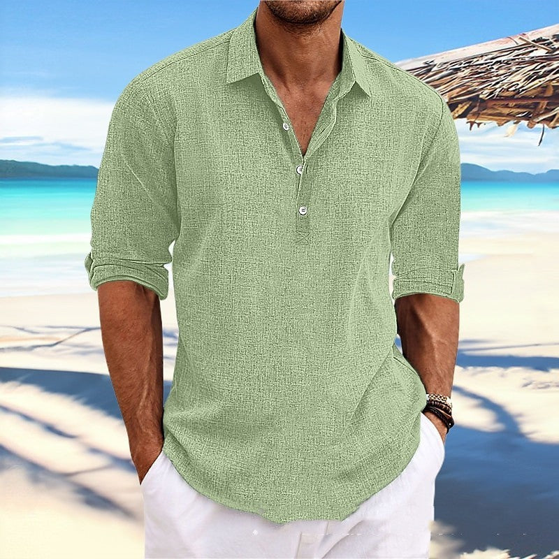 Chemise Chanvre Coton - Manches Longues