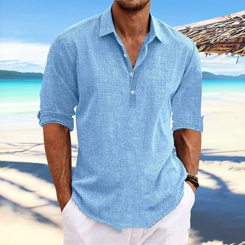 Chemise Chanvre Coton - Manches Longues