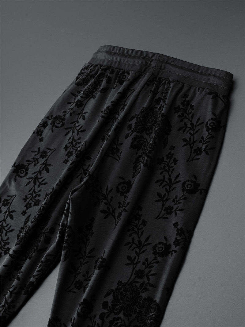 Ensemble Pull Jacquard Simple Col Rond - Homme