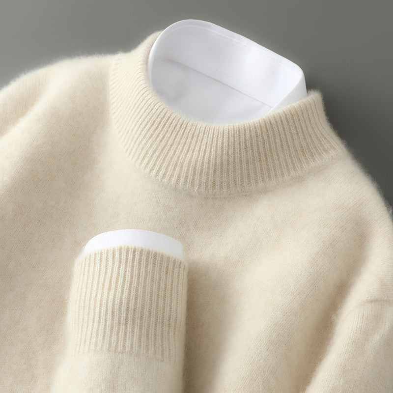 Pull Demi-Col Roulé Loose Automne-Hiver - Homme