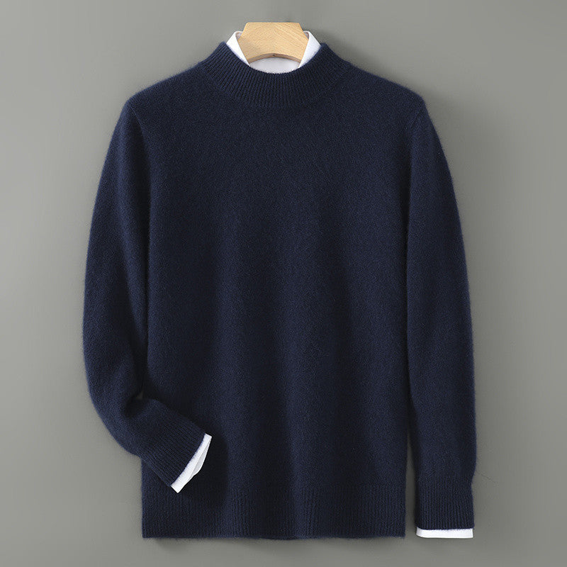 Pull Demi-Col Roulé Loose Automne-Hiver - Homme