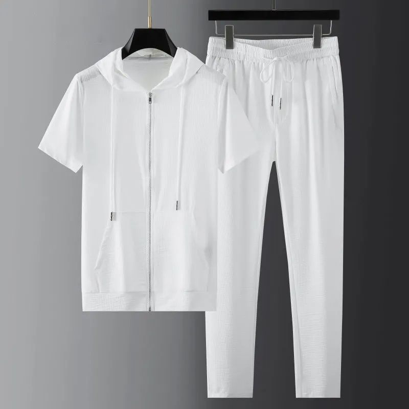 Ensemble Léger Fashion Manches Courtes Pantalon - Homme