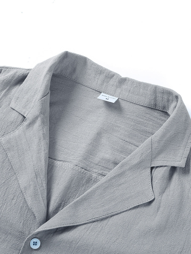 Chemise Homme Été - Manches Courtes Plage