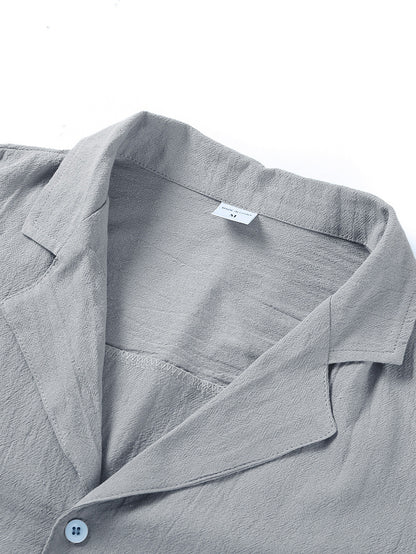 Chemise Homme Été - Manches Courtes Plage