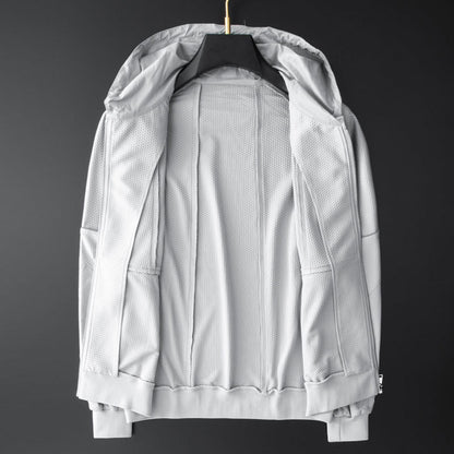Ensemble Mesh Nid d'Abeille Stretch Slim Fit Capuche - Homme