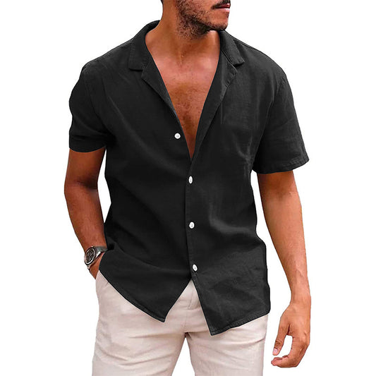Chemise Homme Été - Manches Courtes Plage
