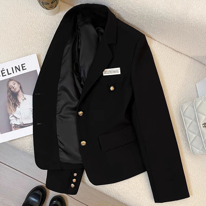 Veste Courte Noire College - Femme