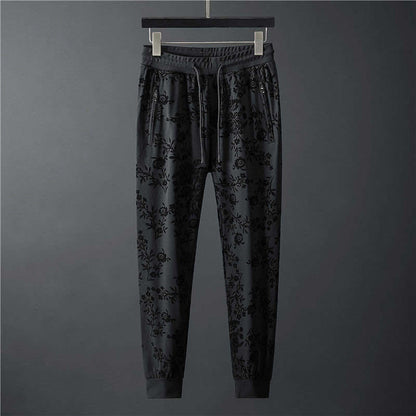 Ensemble Pull Jacquard Simple Col Rond - Homme