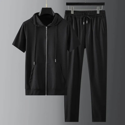 Ensemble Léger Fashion Manches Courtes Pantalon - Homme