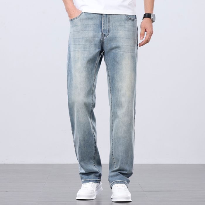 Jean Été Fin Loose Straight - Homme