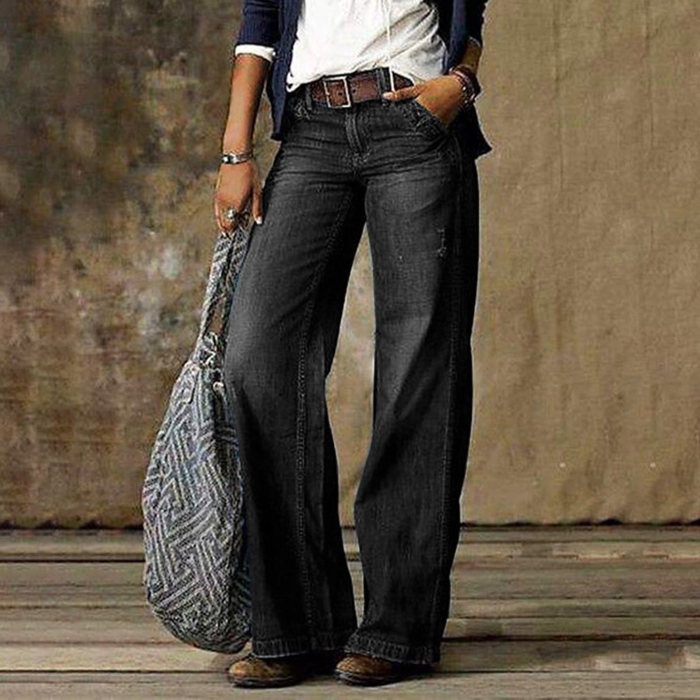 Jean Droit Casual Chic