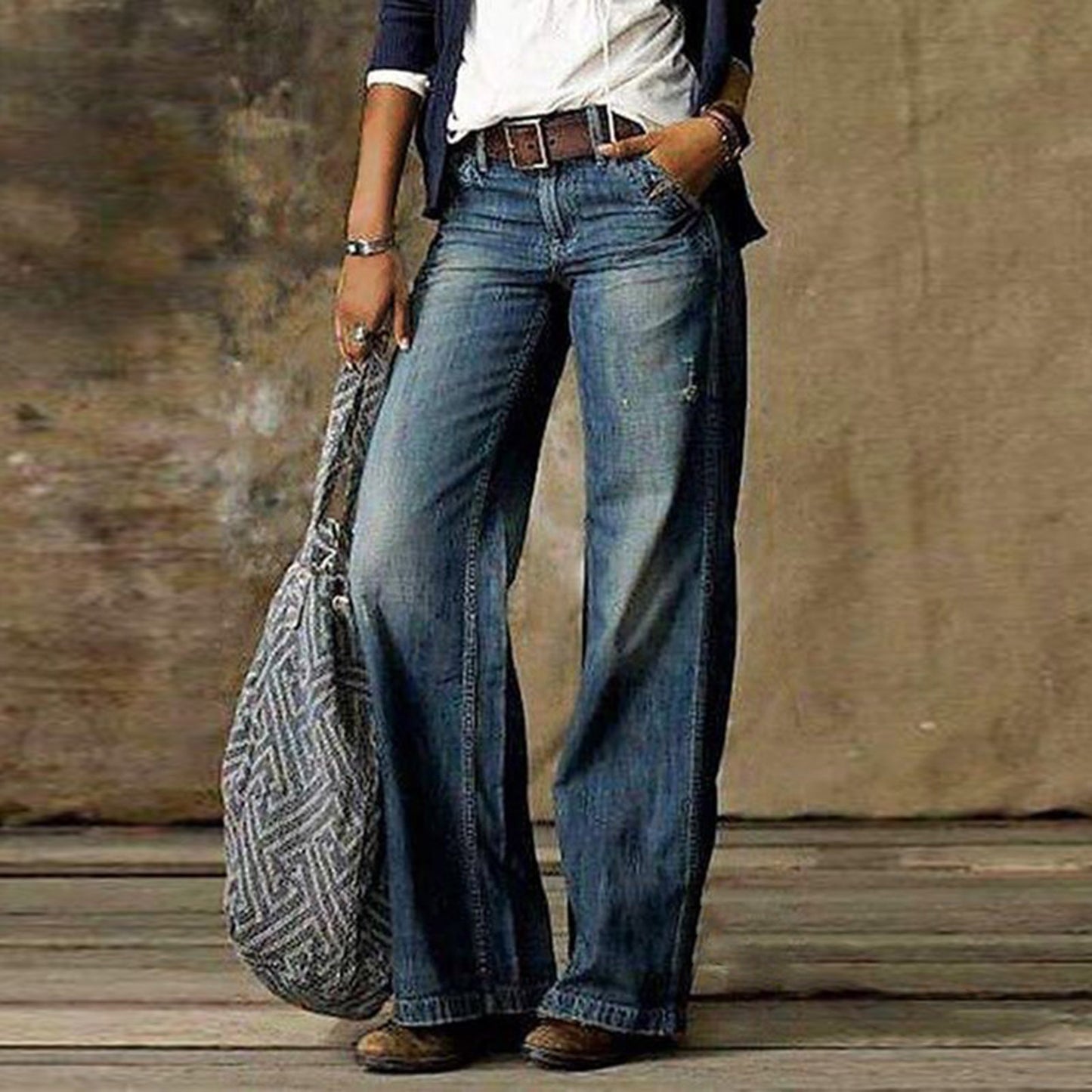 Jean Droit Casual Chic
