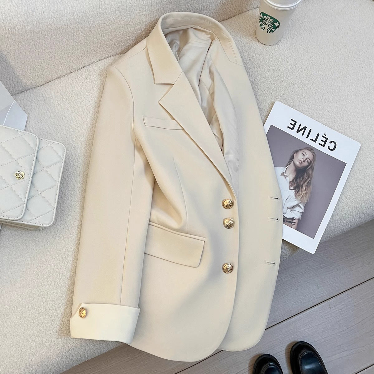 Manteau Style Coréen - Élégant Femme Professionnel