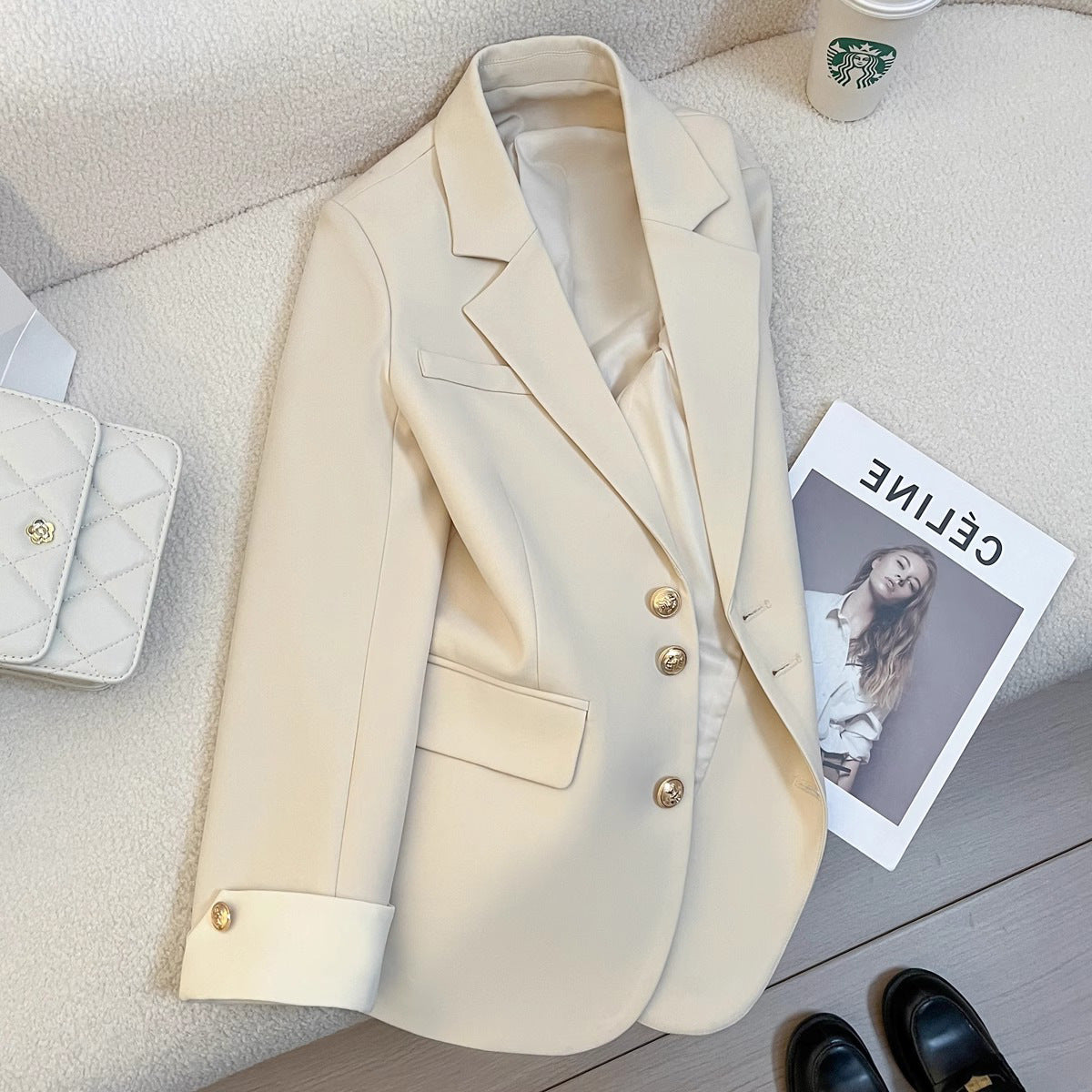 Manteau Style Coréen - Élégant Femme Professionnel