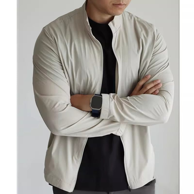 Veste Technique Légère Col Montant - Homme