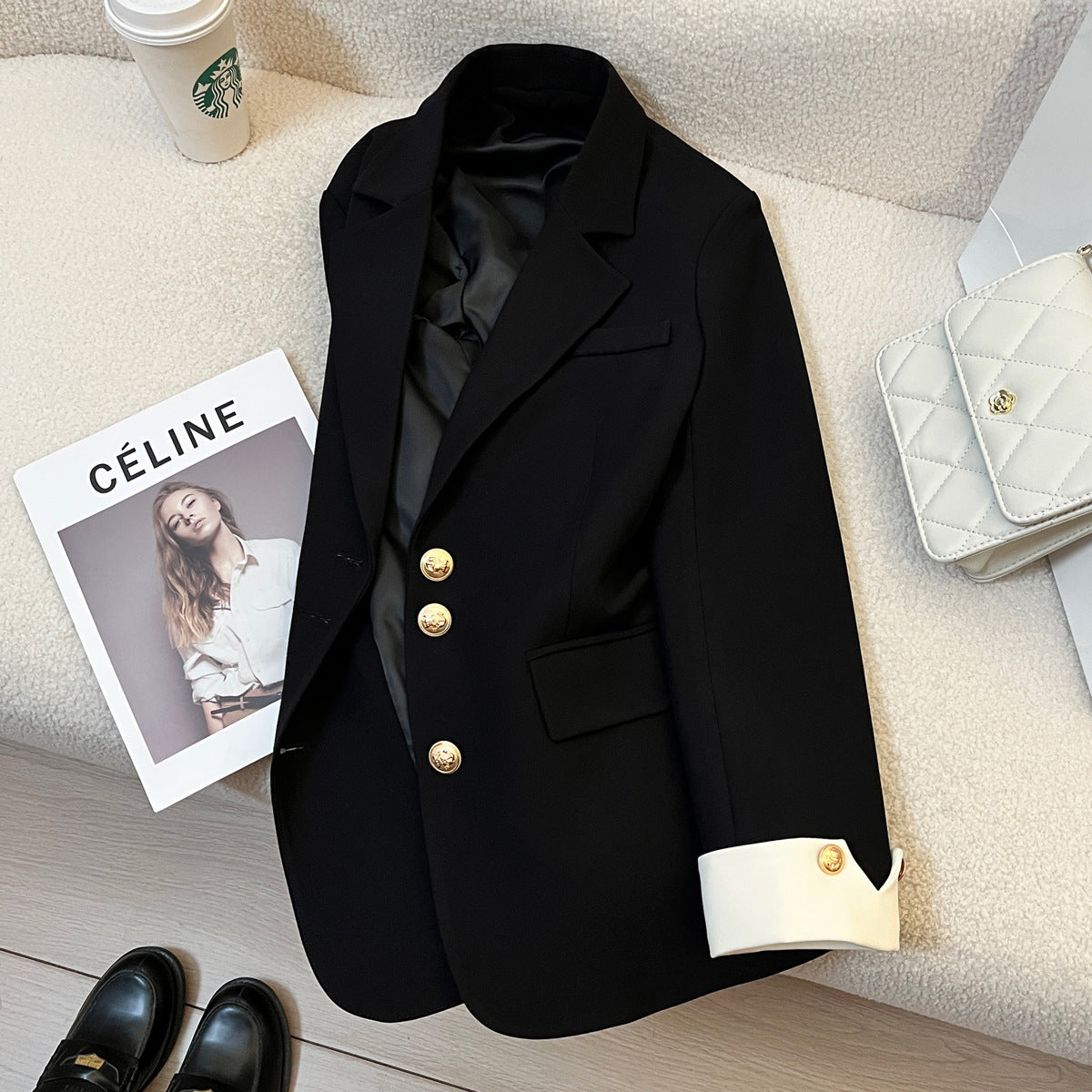 Manteau Style Coréen - Élégant Femme Professionnel