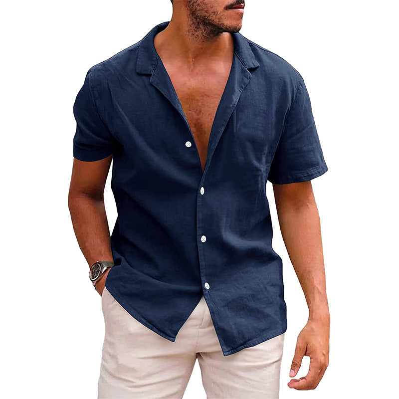 Chemise Homme Été - Manches Courtes Plage