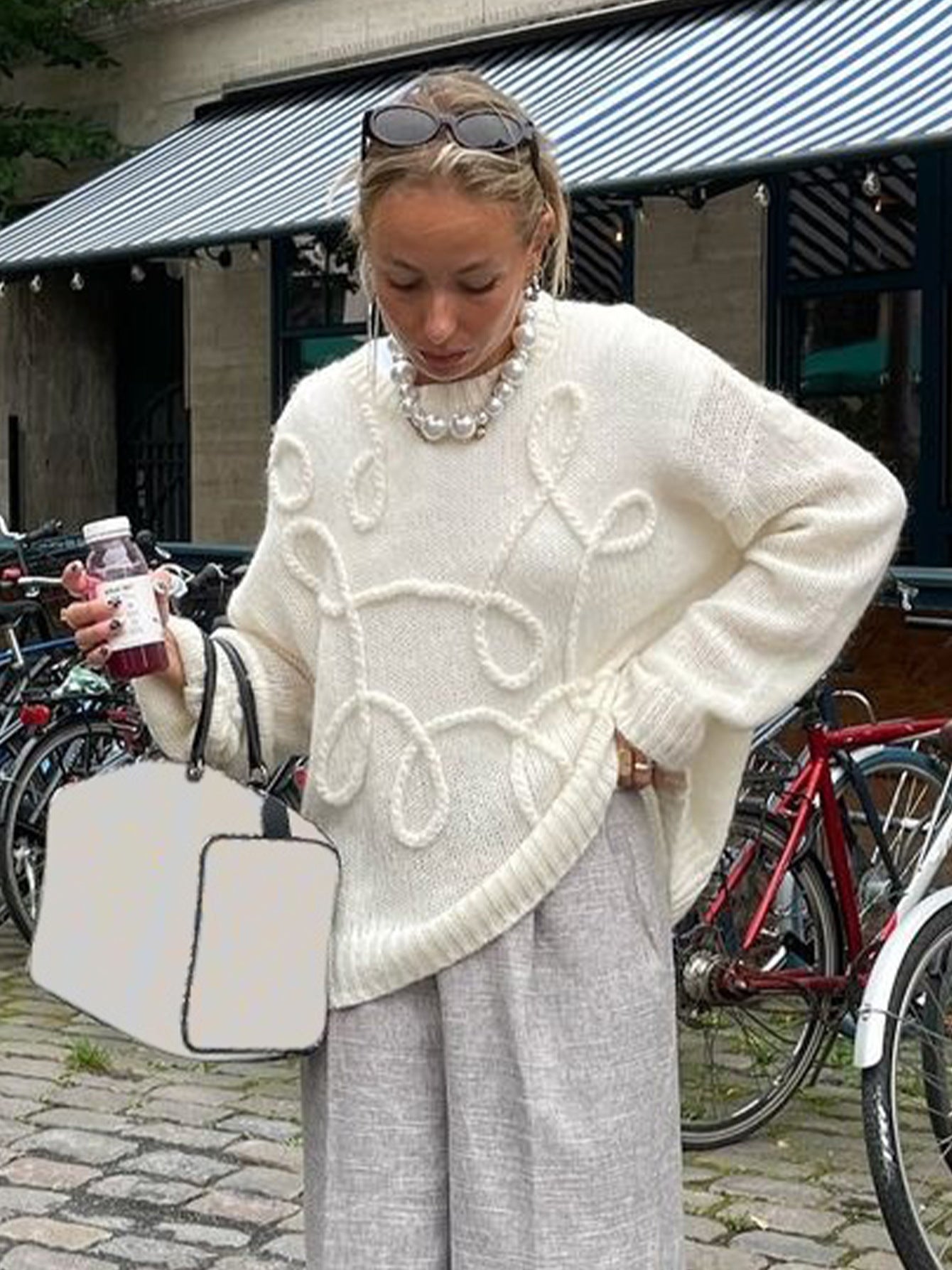 Pull Col Rond - Manches Longues Basique