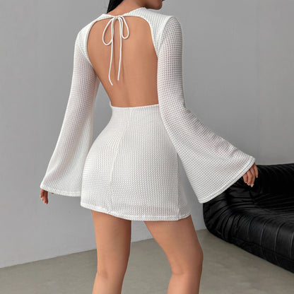 Robe Automne-Hiver Taille Cintrée Haut de Gamme - Femme