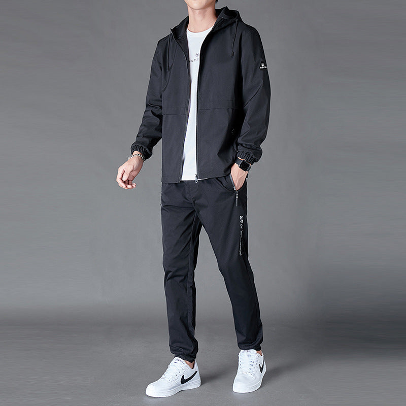Ensemble Veste Capuche Loose Pantalon Casual - Homme