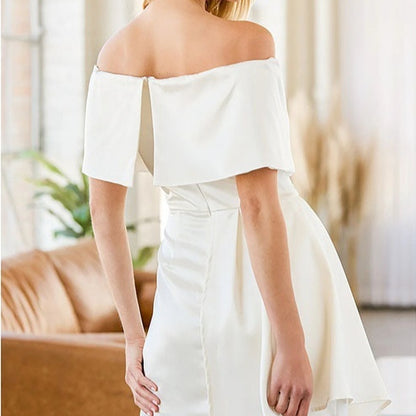 Robe Épaules Dénudées - Taille Haute Amincissante
